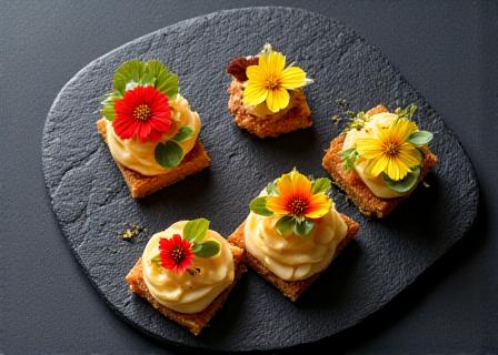 Architektonisches Catering Arrangement